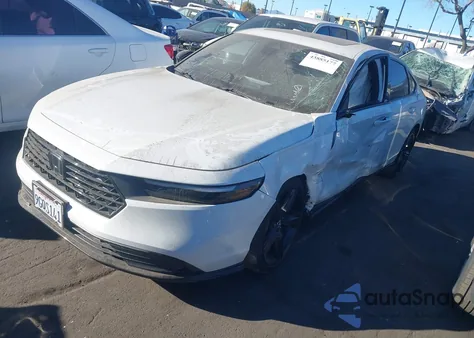 2023 Honda Accord Hybrid Sport-L z USA, uszkodzony, nr VIN 1HGCY2F77PA007667